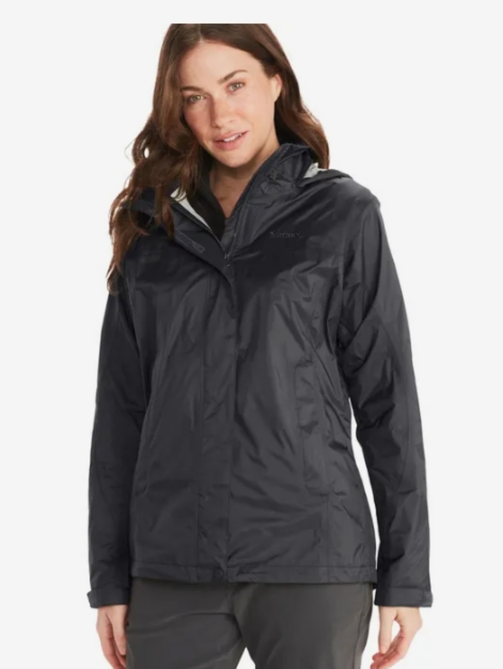 Waterproof Shell Zipper Armpits, Adjustable Bottom & Cuffs, Hood Rolls To Collar